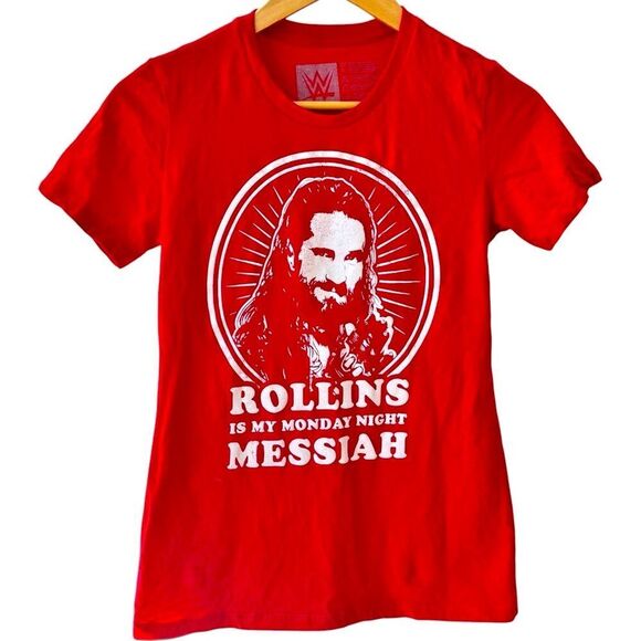 WWE Seth Rollins Is My Monday Night Messiah Short Sleeve T-Shirt. Small. - Picture 2 of 7